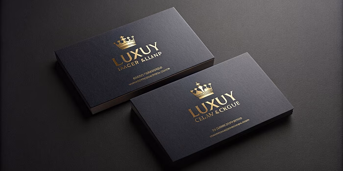 luxury business card design